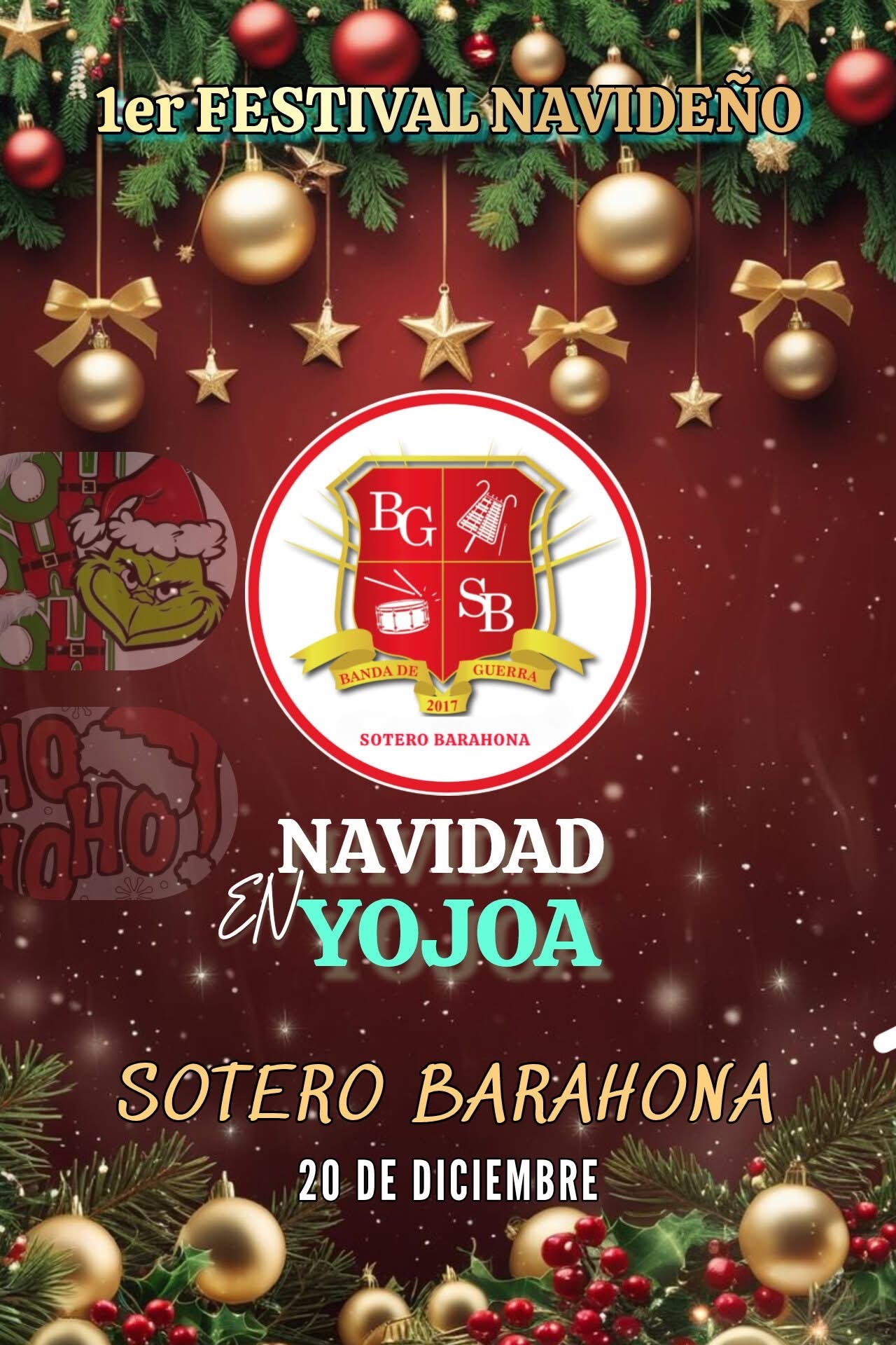🎉 ¡La Navidad llega a Yojoa con el 1er Festival Navideño! 🥁